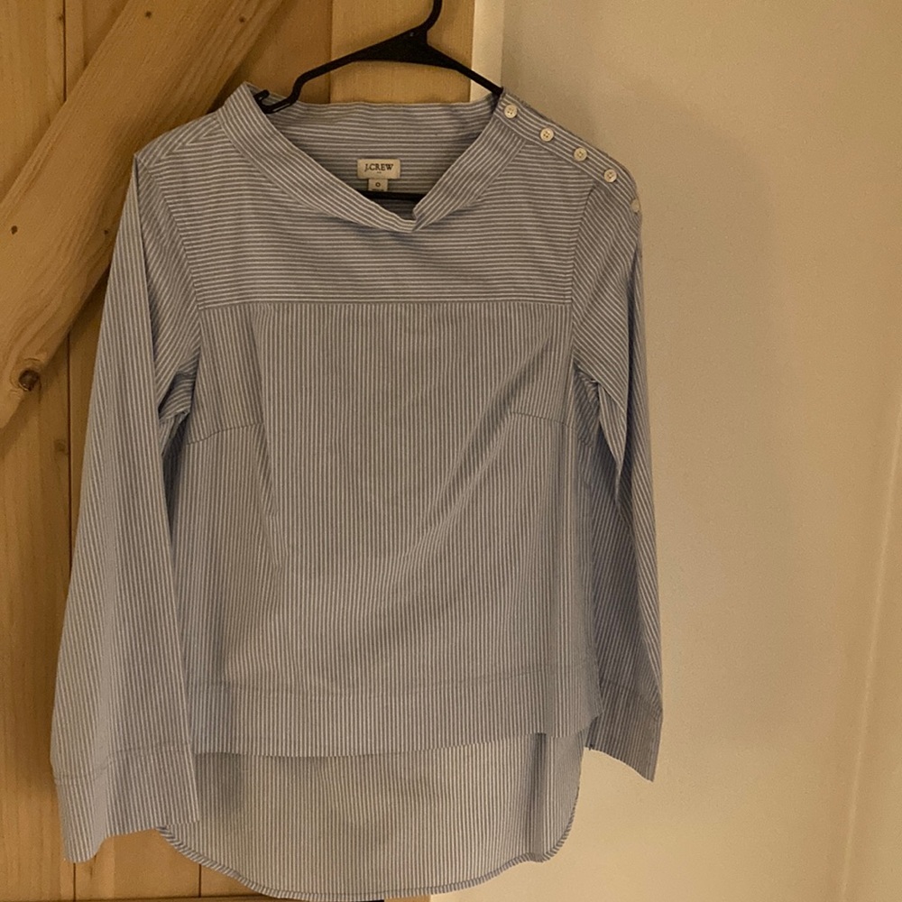 J crew dress shirt with cute button detail. New with tags.